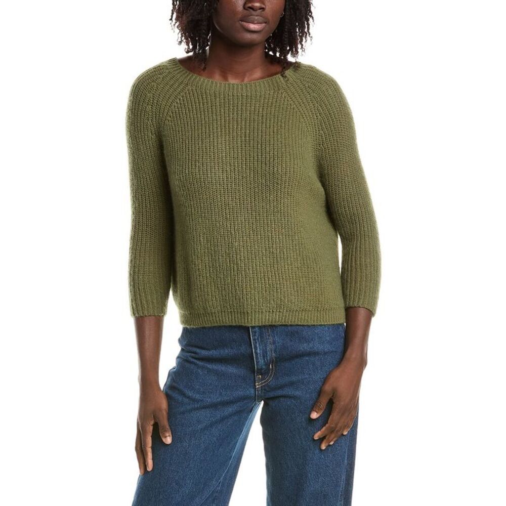 Max Mara Womens Weekend  Xeno Mohair-Blend Sweater, Green